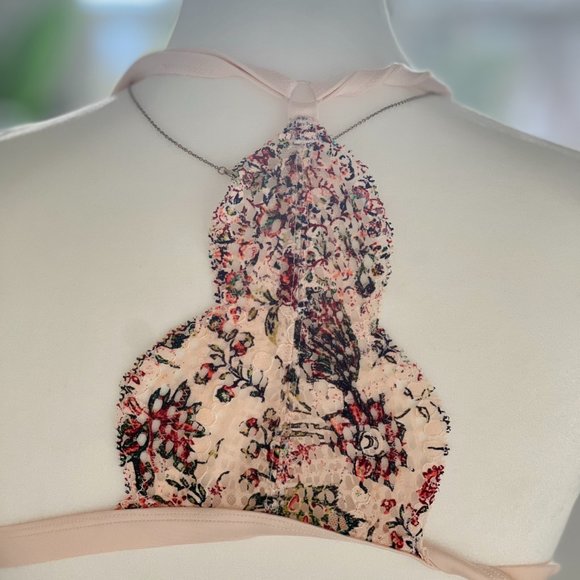 Victoria Secret Flora Embroidered Lightly Padded Bralette Large - Picture 4 of 8